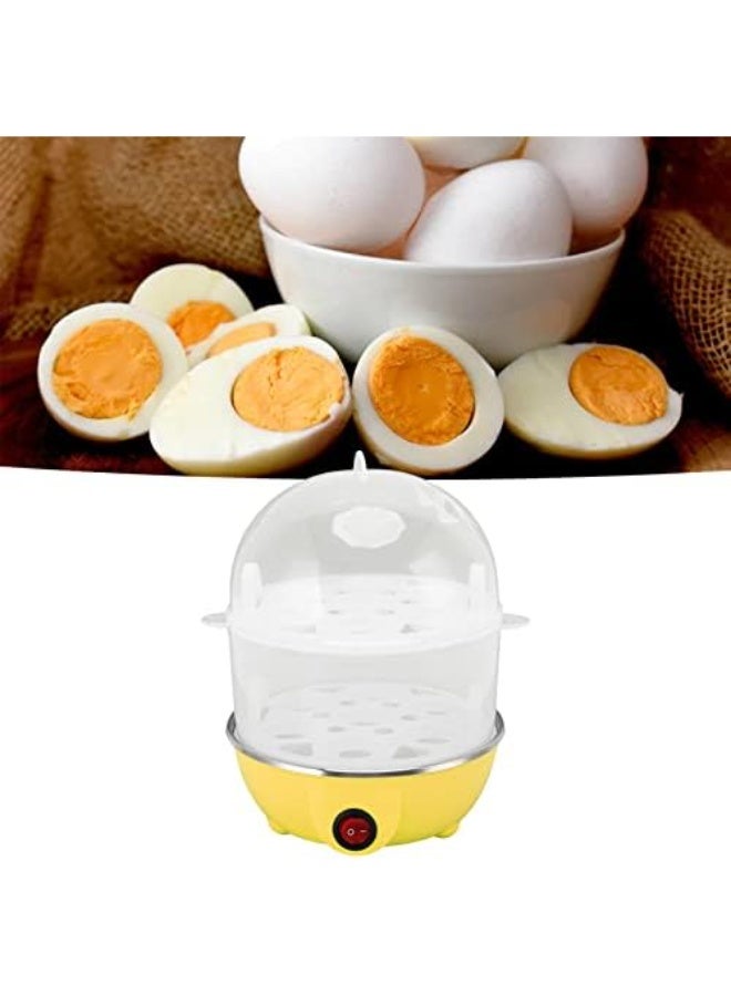 Bukela Electric Egg Cooker with Auto Shut Off Anti Dry Burning 2 Layer Large Capacity Steamer Measuring Cup 14 Hard Boiled Poached Eggs Stainless Steel Breakfast Machine Portable - Image 4